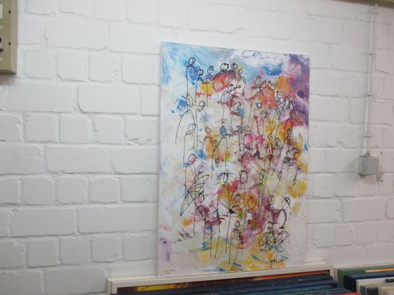 summer rain oil on canvas 39,4x27,6 inch