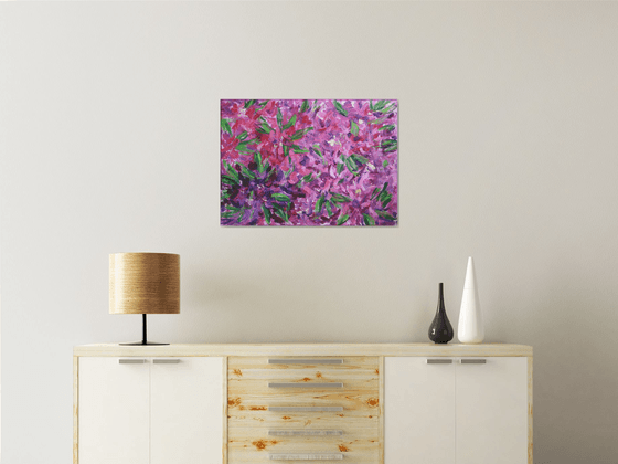 Bloom Rhododendrons... /  ORIGINAL PAINTING