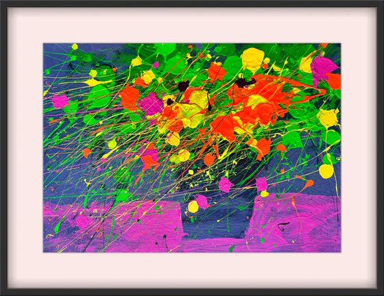 Bright Bouquet Abstract painting