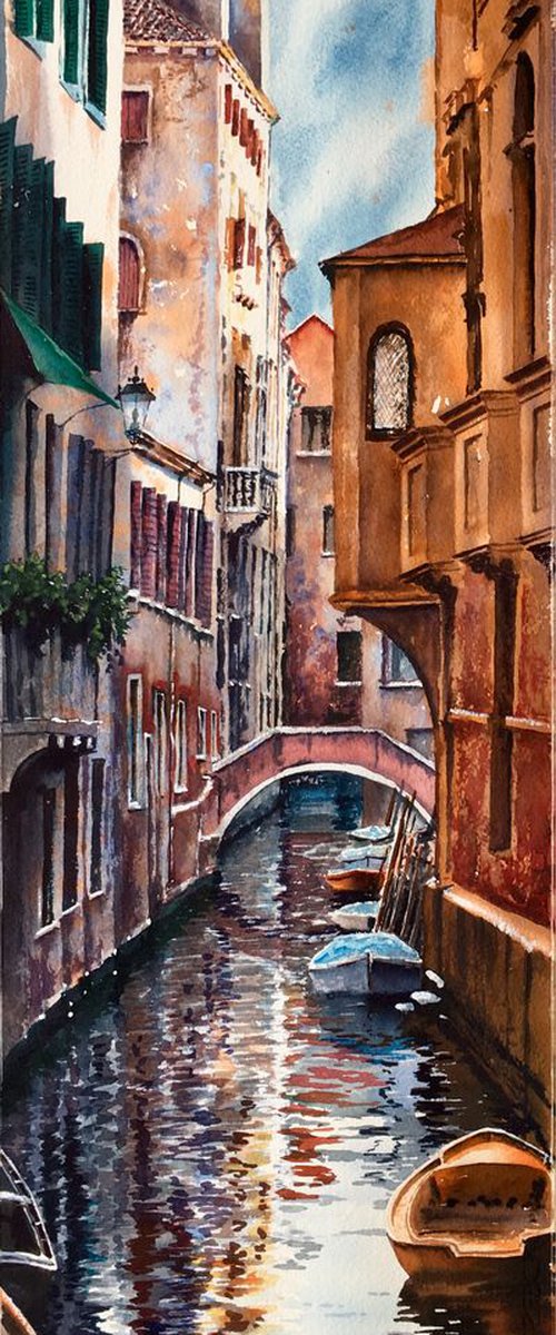 Venetian canals by Igor Dubovoy