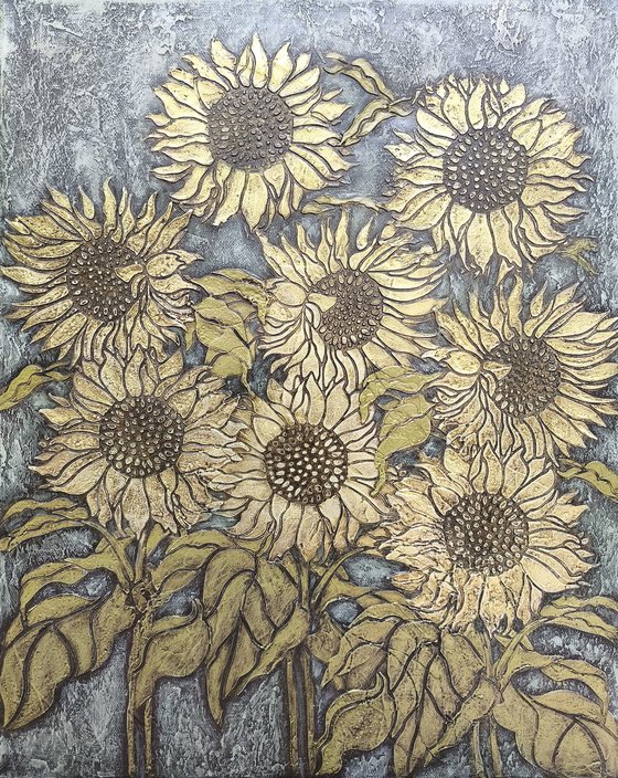 Majestic Sunflowers
