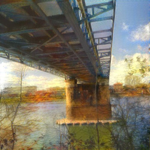Le Pont de Fer by Danielle ARNAL