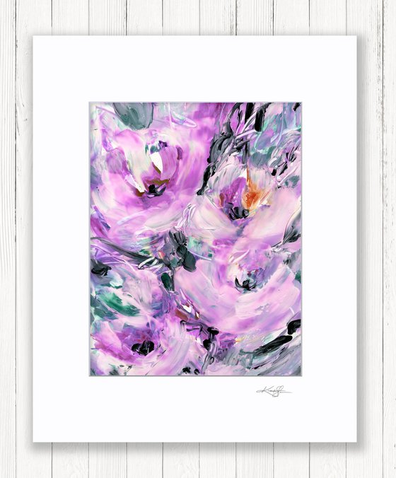 Divinely Beautiful 4 - Flower Painting by Kathy Morton Stanion