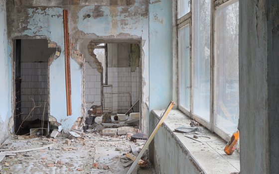 #12. Pripyat school corridor 1 - XL size