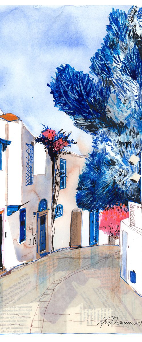 Ultramarine Dreams in Tunisia by Anastasia YOUKKI Mamoshina