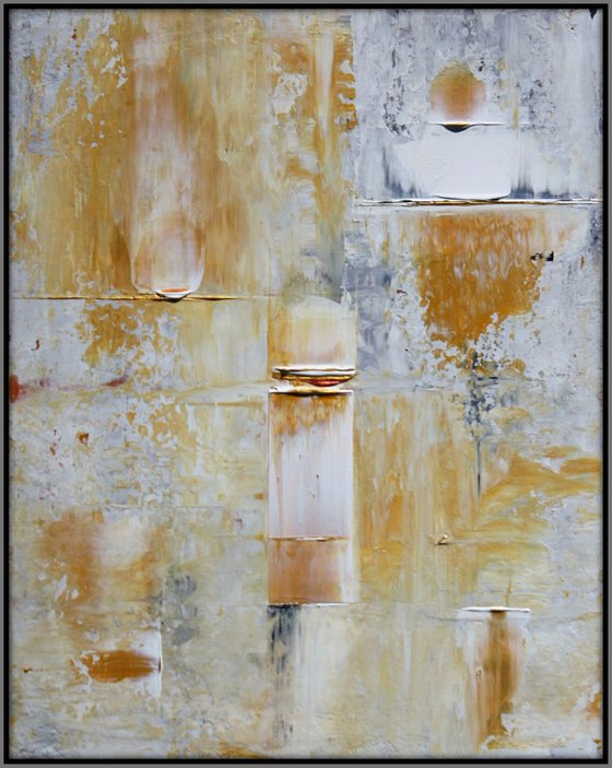 Ochre Gold Abstract Concept