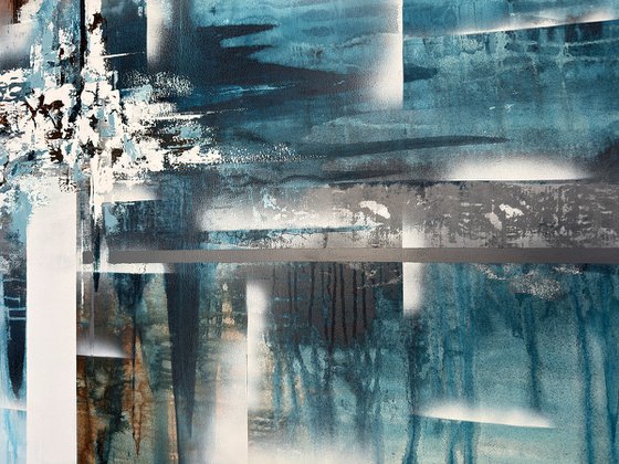 Currents Through Structure diptych