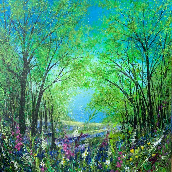 Spring Bluebells and Wild Flora