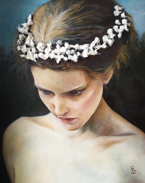 Portrait of woman "PROMISES" by Veronica Ciccarese