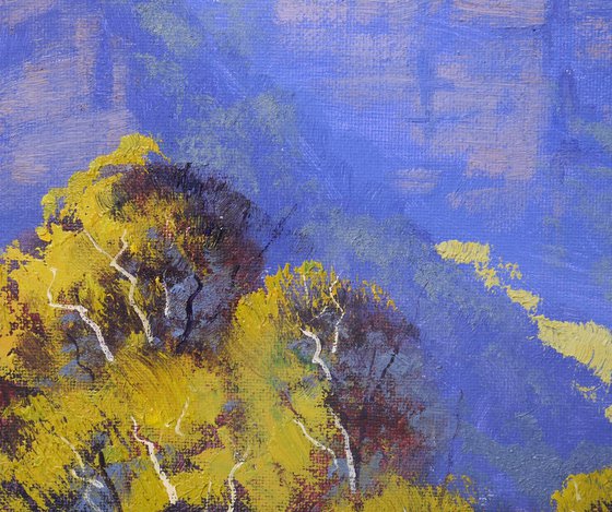 Blue Mountains Australian landscape