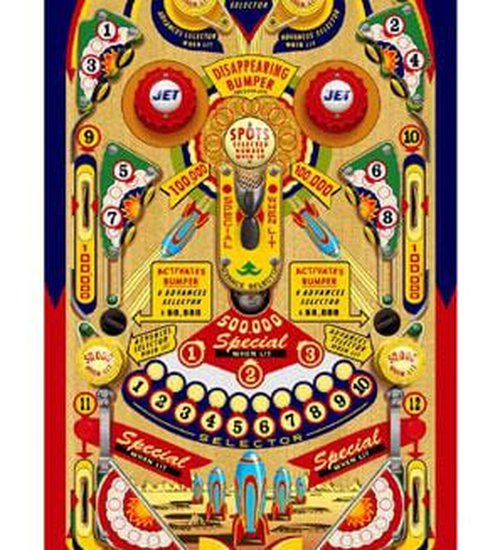 Rocket Pinball Board by Terry Pastor