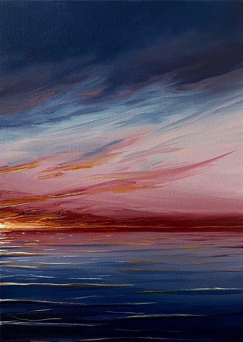 Soft sunset by Elena Adele Dmitrenko