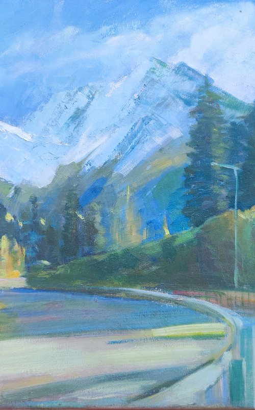 Autumn Highway by Olga Onopko