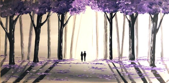 Purple Tree Walk 2