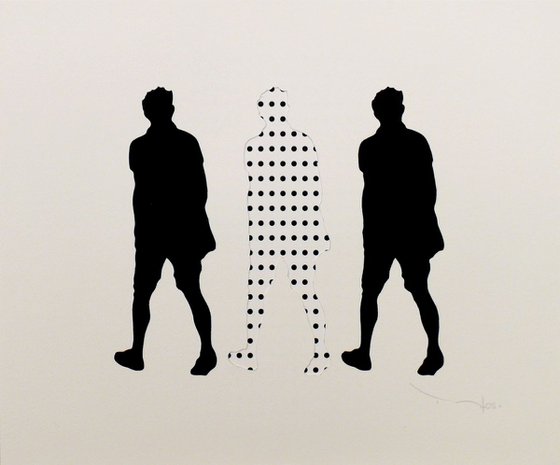 Three walking men V05 -  Tehos