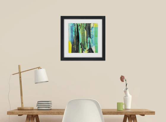 Illuminations #3 - Framed and ready to hang - original abstract painting