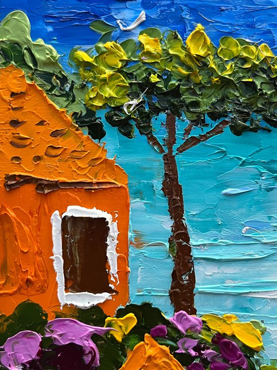 Amalfi Coast Positano Painting