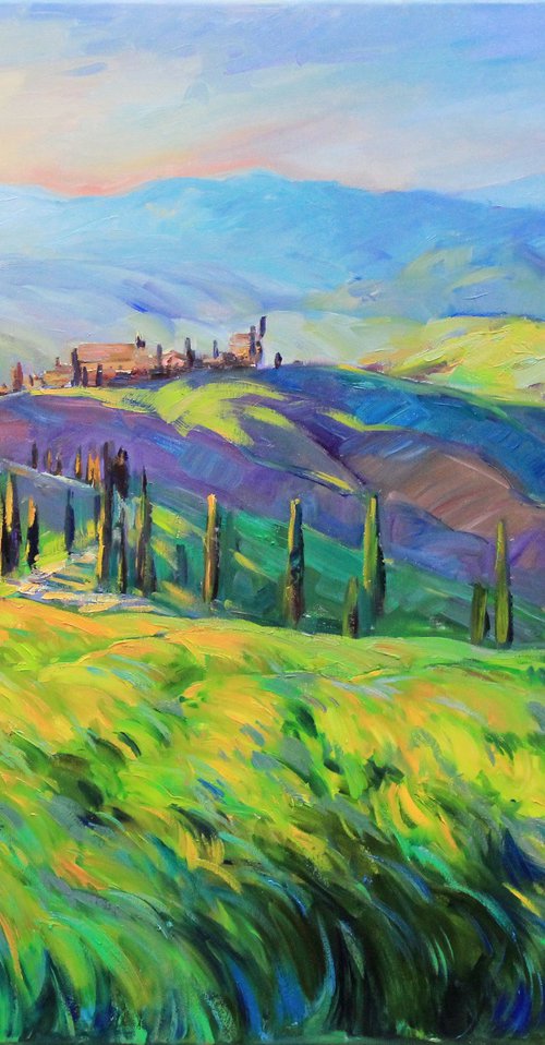Tuscan hills by Sergei Chernyakovsky