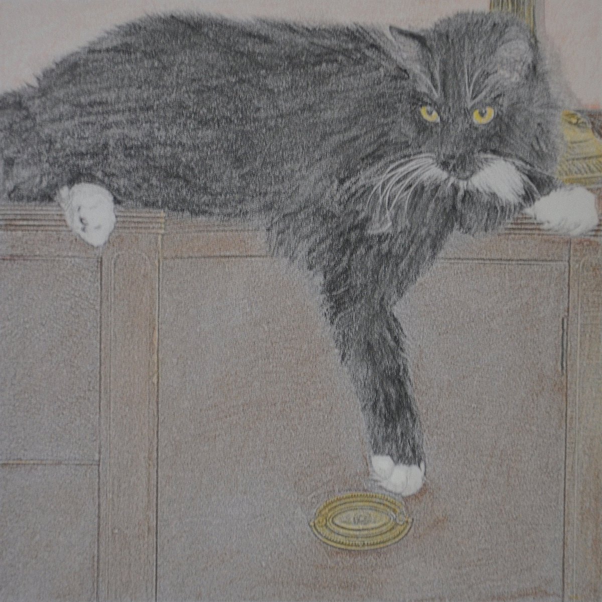 Samson on The Sideboard by Linda Southworth