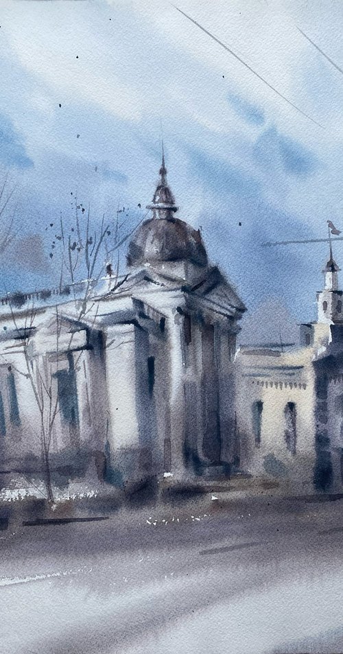 The city opening into spring by Galina Poloz