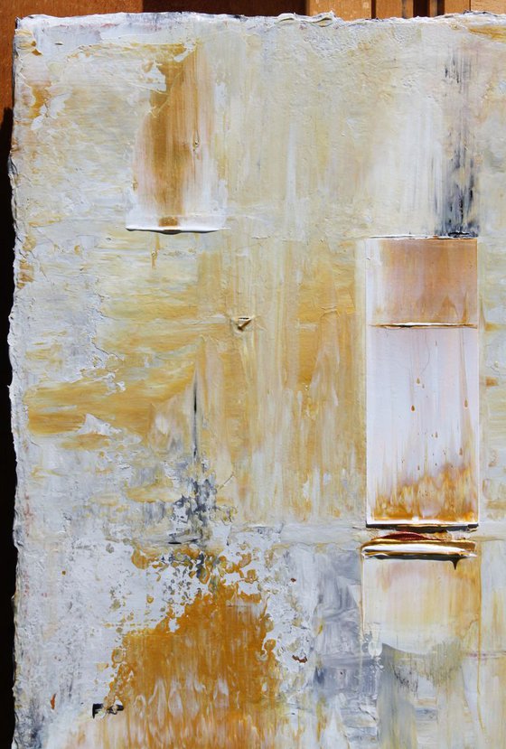 Ochre Gold Abstract Concept