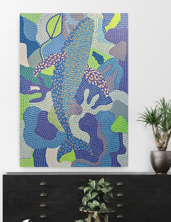 Whale in Mosaic Sea 2