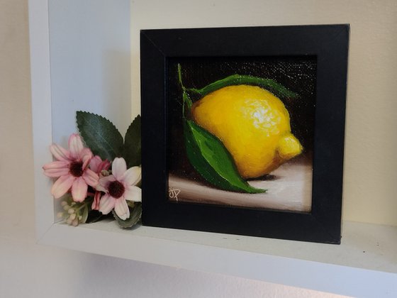 Little lemon still life