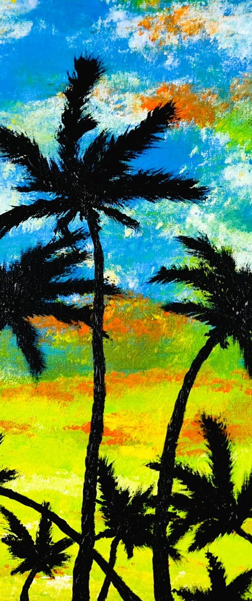 Palm trees 2 by Daniel Urbaník