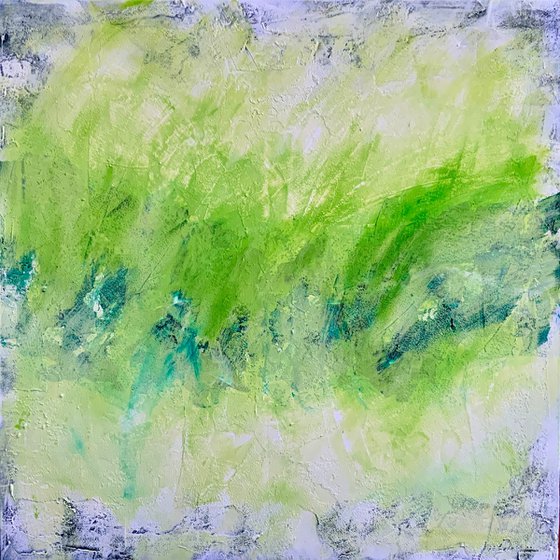Abstract No. 00921 black & white with green