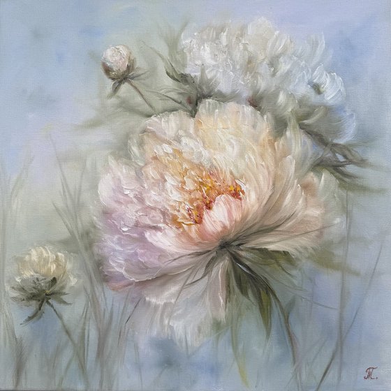 Magic peonies series - A Floating Kiss