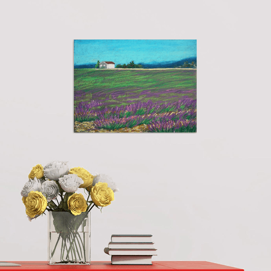 Lavender fields... /  ORIGINAL PAINTING