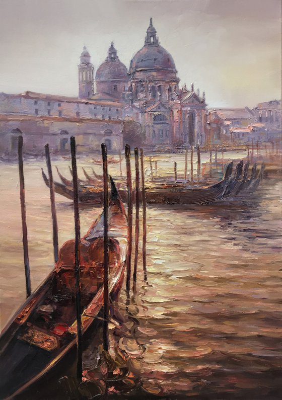 "Venice" original oil painting 70x50