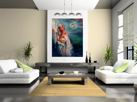 " Passion " - 80 x 100cm Original Oil Painting