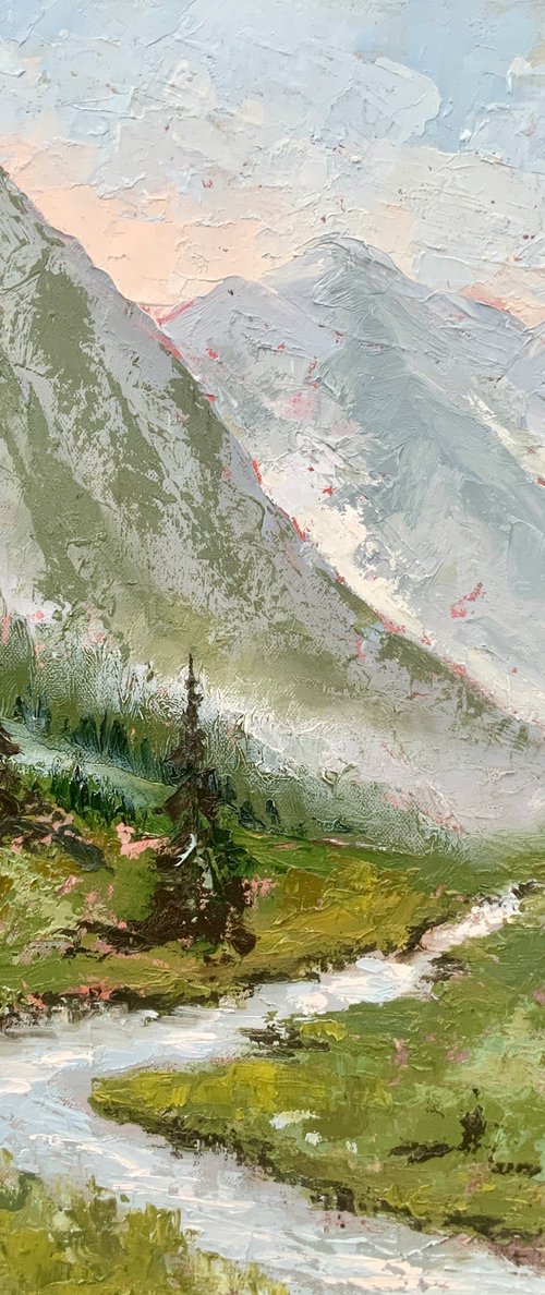 Mountain Stream in the Rockies by Alexandra Jagoda (Ovcharenko)