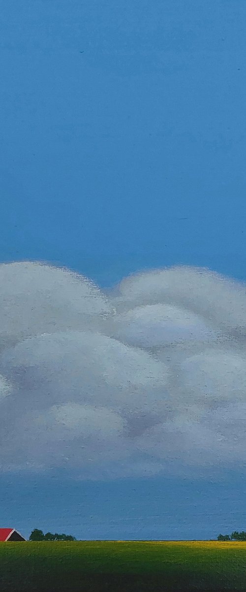 Travelling Clouds (2) by Nelly van Nieuwenhuijzen