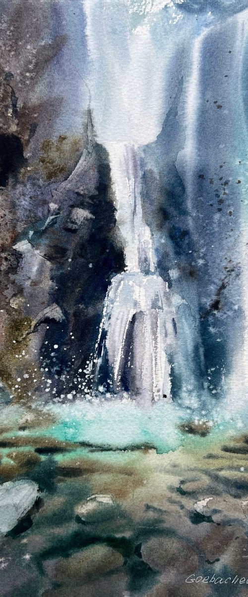 Waterfall #9 by Eugenia Gorbacheva