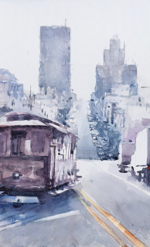 San Francisco 2 by Goran Žigolić Watercolors