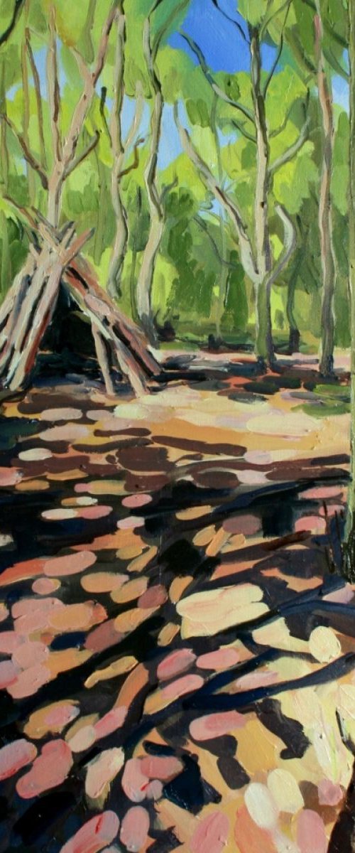 Den on Wimbledon Common by Katharine Rowe