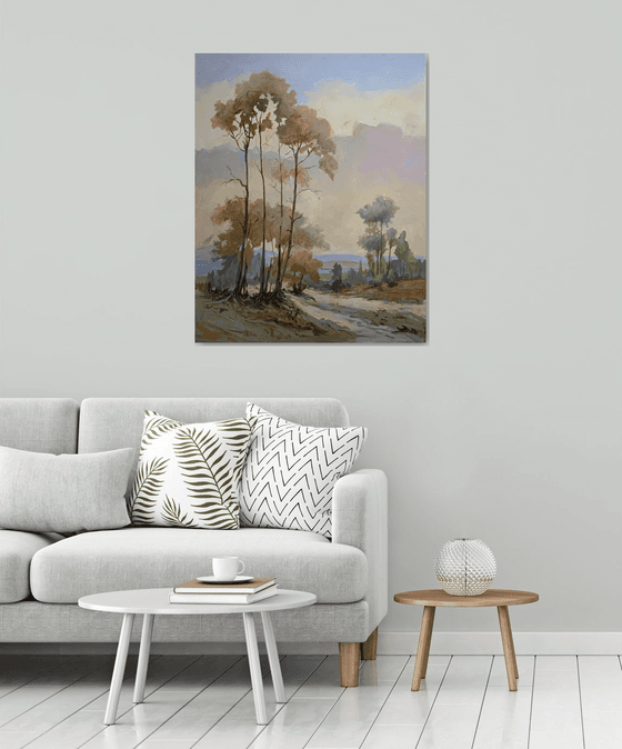 Warm light, landscape.