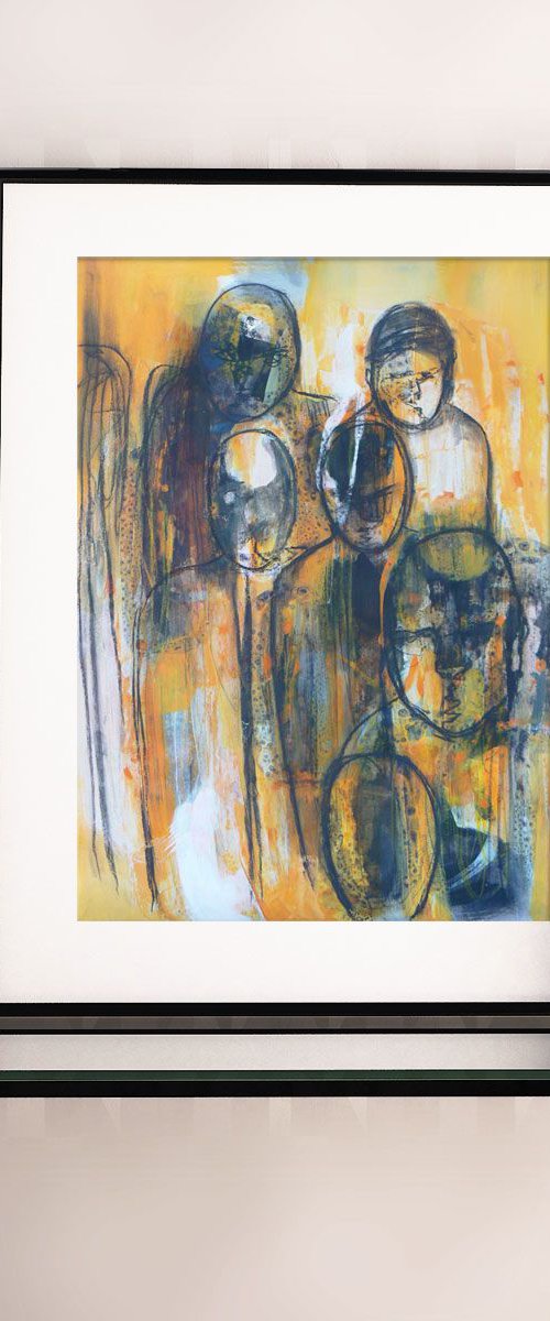 Crowd #3 by Carolynne Coulson