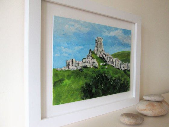 Corfe Castle in Dorset