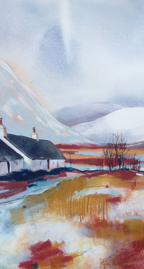 Blackrock cottage, Scotland. by Alla Vlaskina