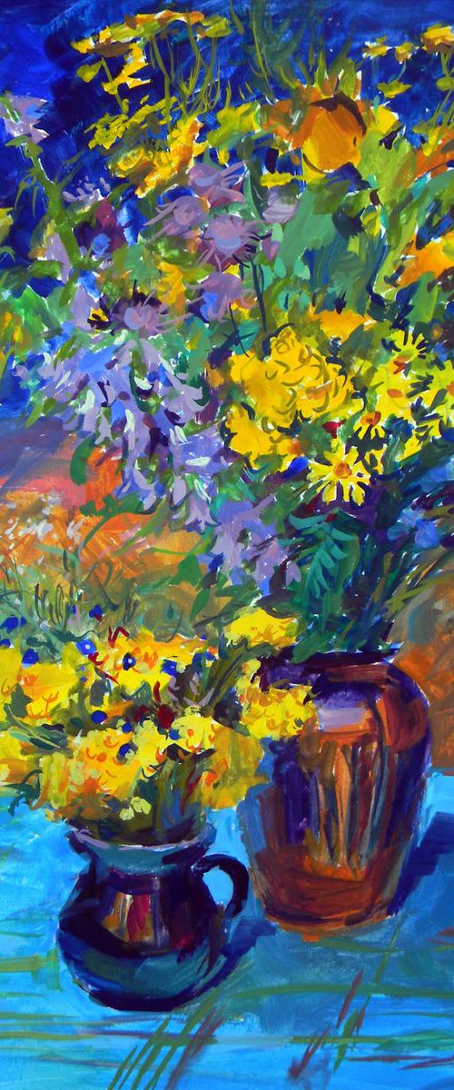 Night bouquets by Liudmyla Chemodanova