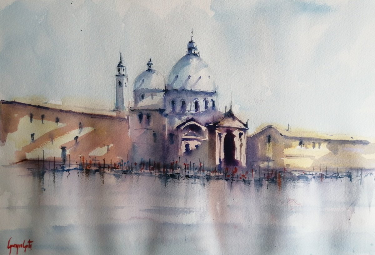 Impressionistic Watercolour , Venice 125 By Giorgio Gosti, 21 X 14, Artwork For Sale On Artfinder