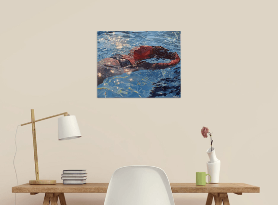 Liquid Light II - Swimming Painting