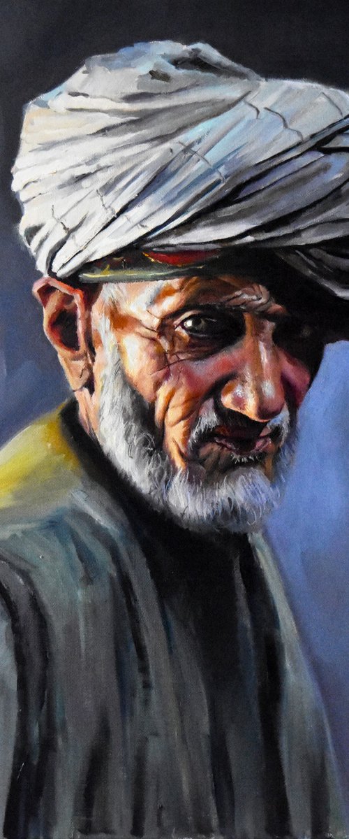 An old man from the East by Serghei Ghetiu