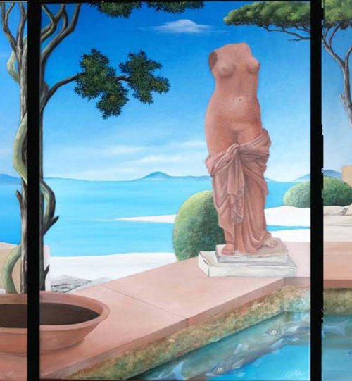 Triptych of Aphrodite by Cecco Mariniello