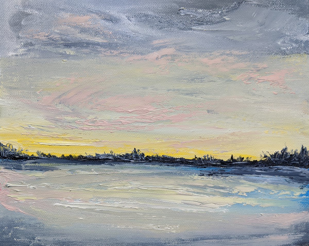 Pastel seascape by Jo Earl