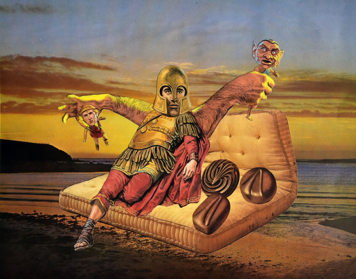 Landscape Collage By Pete Davies, 12 X 10", Good Choices Make Bad Stories, Original Artwork