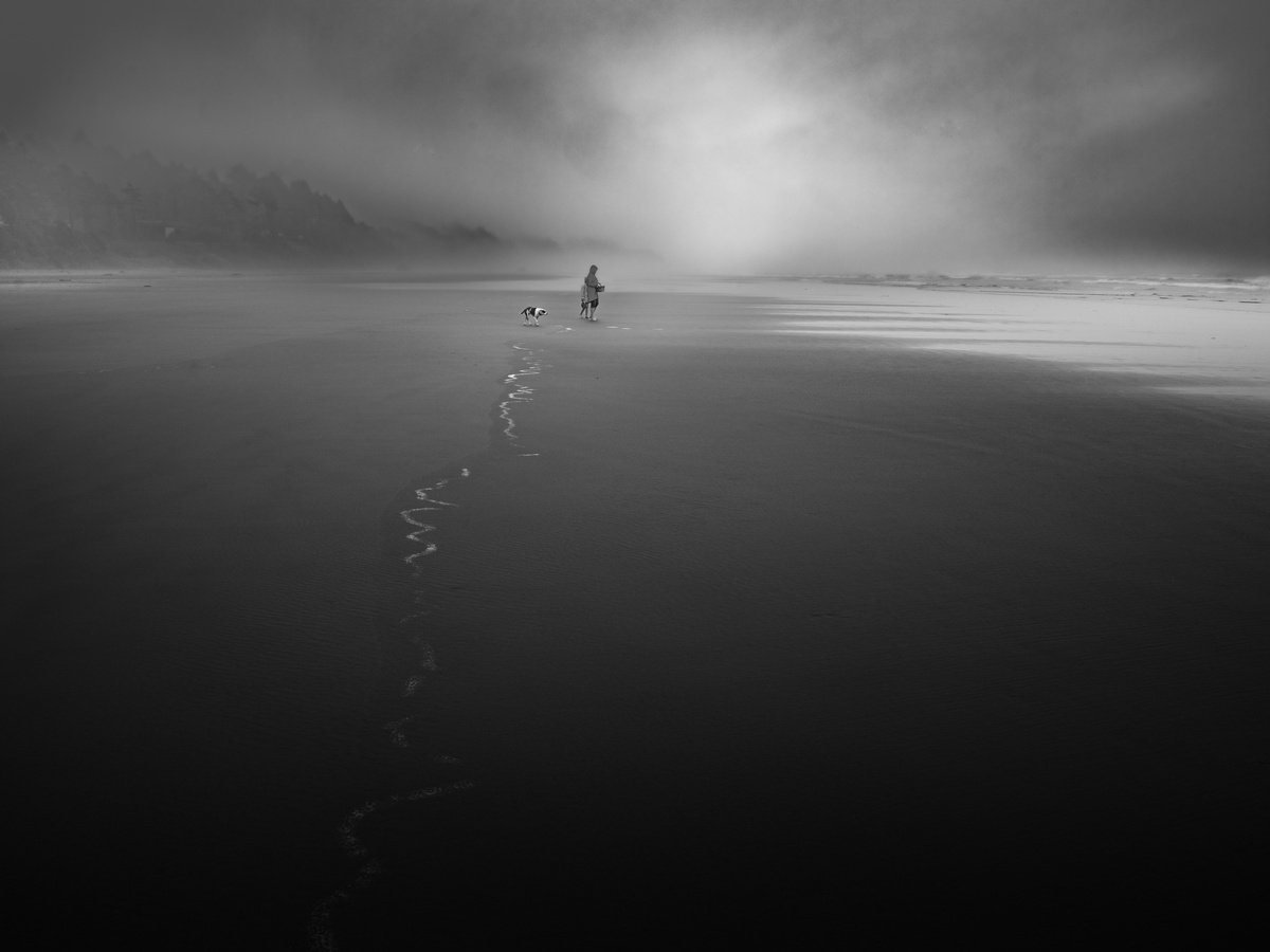 Surrealistic Landscape Photograph By Harv Greenberg, 40 X 30, Morning Routine, Original Artwork